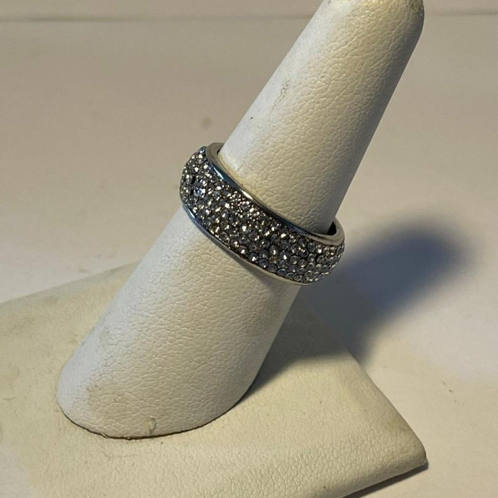 Silver and CZ Ring SZ 7
